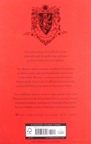 Harry Potter and the Order of the Phoenix - Gryffindor Edition (House Edition Gryffindor) - J.K. Rowling [KSIĄŻKA]