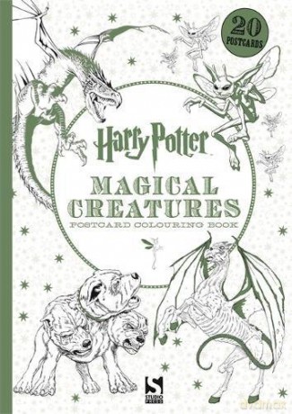 Harry Potter Magical Creatures Postcard Book 2: 20 postcards to colour [KSIĄŻKA]