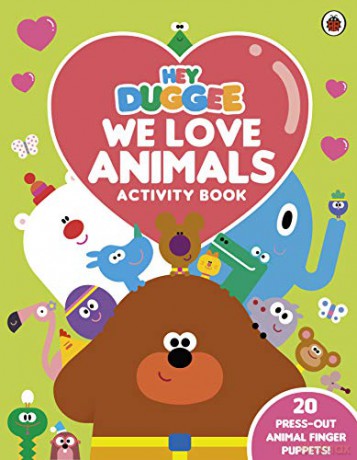Hey Duggee: We Love Animals Activity Book: With press-out finger puppets! - Hey Duggee [KSIĄŻKA]