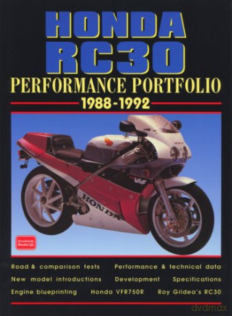 Honda RC30 Performance Portfolio 1988-1992 (Brooklands Books Road Test Series) - R.M. Clarke [KSIĄŻKA]