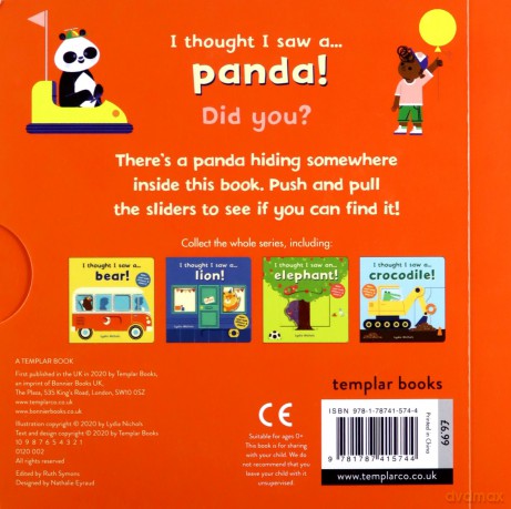 I thought I saw a... Panda! - Ruth Symons [KSIĄŻKA]