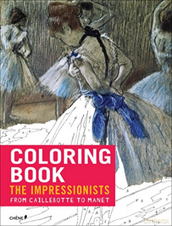 Impressionists: From Caillebotte to Manet: Colouring Book (Colouring Books) - Florence Gentner [KSIĄŻKA]
