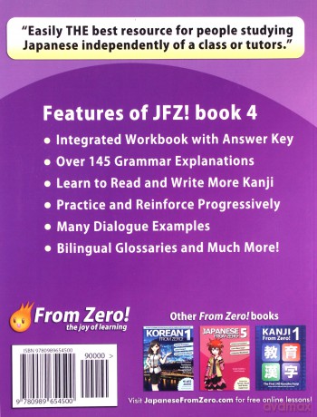Japanese from Zero! 4: Proven Techniques to Learn Japanese: Proven Techniques to Learn Japanese for Students and Professionals - Mr George Trombley [KSIĄŻKA]