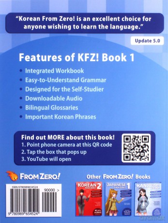 Korean From Zero! 1: Proven Methods to Learn Korean with included Workbook, MP3 Audio, and Online Support - George Trombley [KSIĄŻKA]