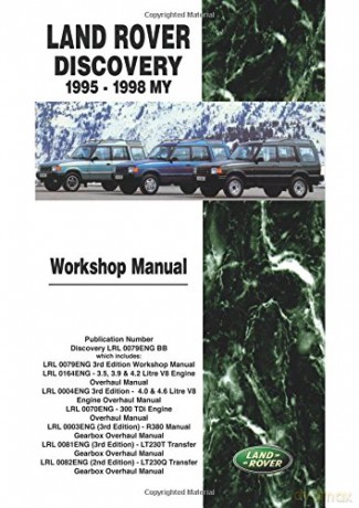 Land Rover Discovery 1995-1998 My Workshop Manual: LRL 0079 ENG (Workshop Manual Land Rover) [KSIĄŻKA]