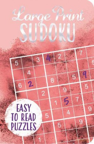 Large Print Sudoku (Deluxe 192pp Puzzles) (192pp Royal-format foil puzzles) - Eric Saunders [KSIĄŻKA]