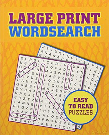 Large Print Wordsearch - Eric Saunders [KSIĄŻKA]