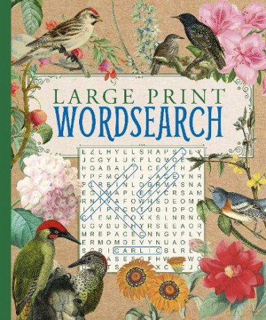 Large Print Wordsearch (Rustic large print puzzles) - Eric Saunders [KSIĄŻKA]