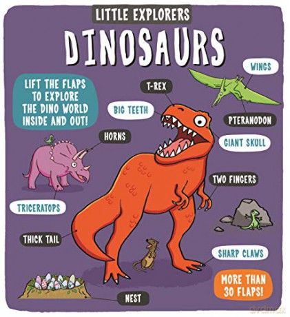Little Explorers: Dinosaurs - Dynamo Ltd. [KSIĄŻKA]
