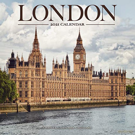 London 2021 Calendar (Square) [KSIĄŻKA]