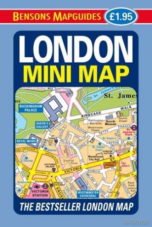 London Mini Map - Bensons MapGuides [KSIĄŻKA]