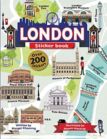 London Sticker Book (The Scribblers Fun Activity) - Margot Channing [KSIĄŻKA]