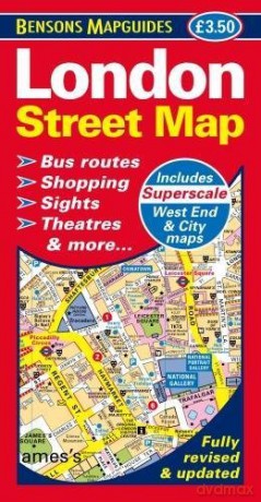 London Street Map - Bensons MapGuides [KSIĄŻKA]