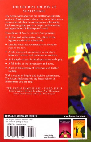 Love's Labours Lost (Arden Shakespeare.Third Series) (The Arden Shakespeare) - William Shakespeare [KSIĄŻKA]
