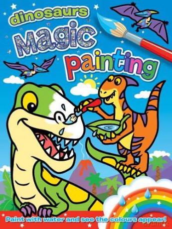 Magic Painting: Dinosaurs (Award Magic Painting) - Angela Hewitt [KSIĄŻKA]
