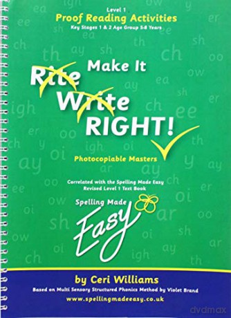 Make it Right: Level 1 (Spelling Made Easy) - Ceri Williams [KSIĄŻKA]