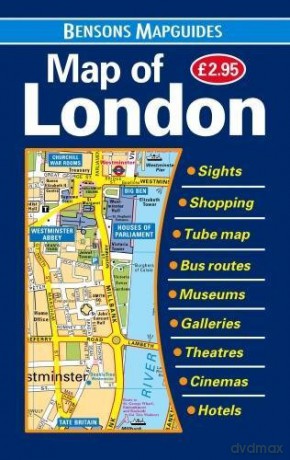Map of London - Bensons MapGuides [KSIĄŻKA]