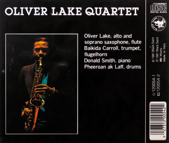 Oliver Lake Quartet: Clevont Fitzhubert (A Good Friend of Mine) [CD]