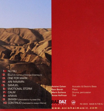 Avishai Cohen: Continuo (digipack) [CD]