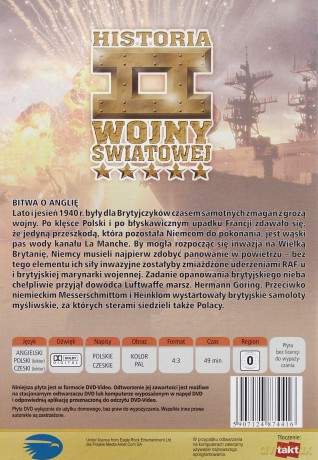 Encyklopedia II Wojny Światowej 53: Bitwa o Anglię [DVD]