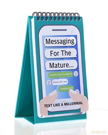 Messaging For The Mature Funny Flipbook | Joke Learn to Text Like Millennials | Humour Gift For Elderly Friends, Family or Colleagues - Jamien Bailey [KSIĄŻKA]
