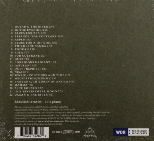 Abdullah Ibrahim: Senzo [CD]