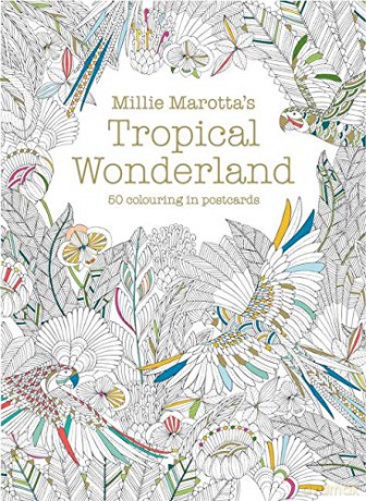 Millie Marotta's Tropical Wonderland Postcard Box: 50 Beautiful Cards for Colouring in (Postcards): 12 (Colouring Books) - Millie Marotta [KSIĄŻKA]