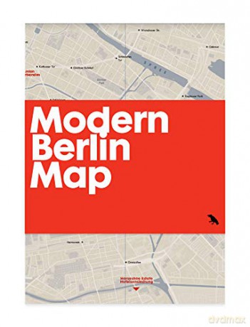 Modern Berlin Map: Guide to 20th century architecture in Berlin - Matthew Tempest [KSIĄŻKA]