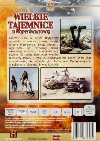Wielkie Tajemnice II Wojny Światowej 26: Tajemnica Pustynnego Zwycięstwa Wojennych Iluzjonistów [DVD]
