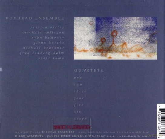 The Boxhead Ensemble: Quartets [CD]