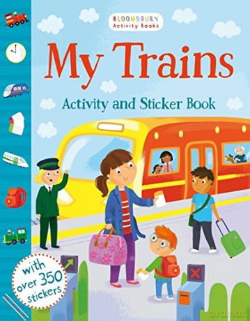 My Trains Activity and Sticker Book (Bloomsbury Activity Books) - Samantha Meredith [KSIĄŻKA]