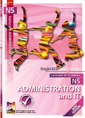 National 5 Administration and IT - New Edition (Bright Red Study Guide) - Cooper Simpson [KSIĄŻKA]