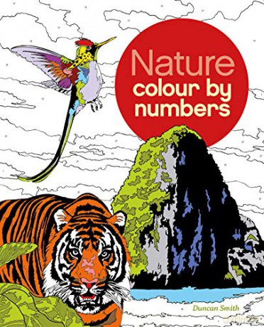 Nature Colour by Numbers (Arcturus Colour by Numbers Collection) - Duncan Smith [KSIĄŻKA]