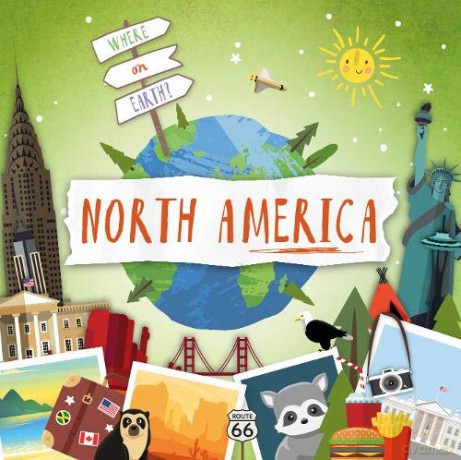 North America (Where on Earth) - Shalini Vallepur [KSIĄŻKA]