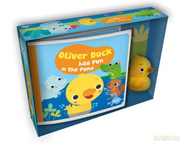 Oliver Duck Has Fun in the Pond (My First Bath Book and Toy (box)) - Auzou [KSIĄŻKA]