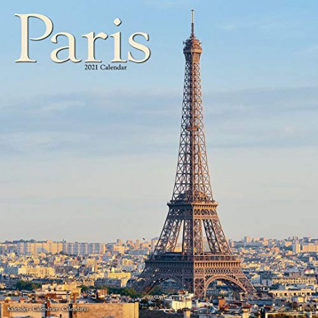 Paris 2021 Calendar (Square) [KSIĄŻKA]