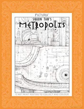 Pictura Prints: Metropolis (Colouring Books) - Shaun Tan [KSIĄŻKA]