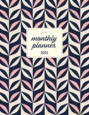 Posh 2021 Large Monthly Planner Diary [KSIĄŻKA]