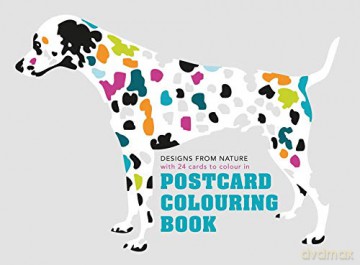 Postcard Colouring Book: Designs from Nature with 24 Cards to Colour in (Colouring Books): Designs from Nature with 24 Cards to Color in - Maisonette [KSIĄŻKA]