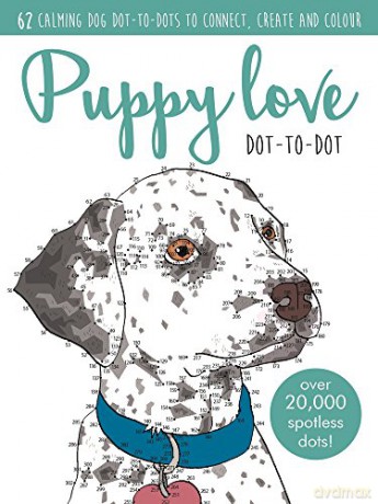 Puppy Love Dot-to-dot Book: Over 20,000 paw-fect dots! (Adult Colouring/Activity) - Jake McDonald [KSIĄŻKA]