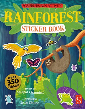 Rainforest Sticker Book (Scribblers Fun Activity) - Margot Channing [KSIĄŻKA]