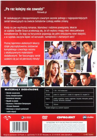 Chirurdzy sezon 4 [BOX] [5DVD]