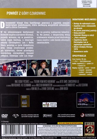 Powrót z góry czarownic (Disney) [DVD]