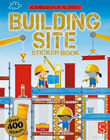 Scribblers Fun Activity Building Site Sticker Book - Margot Channing [KSIĄŻKA]