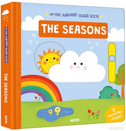 Seasons (My First Animated Board Book) - Auzou [KSIĄŻKA]