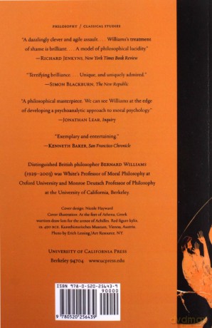Shame and Necessity: 57 (Sather Classical Lectures) - Bernard Williams [KSIĄŻKA]