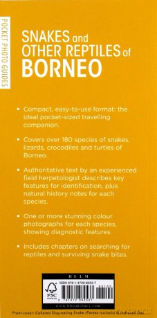 Snakes and Other Reptiles of Borneo (Pocket Photo Guides) - Indraneil Das [KSIĄŻKA]