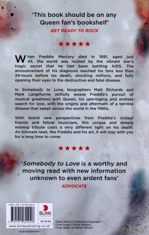 Somebody to Love: The Life, Death and Legacy of Freddie Mercury - Matt Richards [KSIĄŻKA]