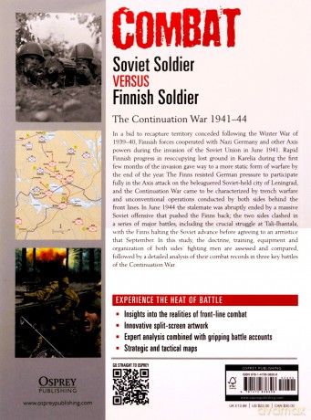 Soviet Soldier vs Finnish Soldier: The Continuation War 1941-44 (Combat) - David Campbell [KSIĄŻKA]