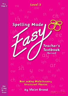 Spelling Made Easy Revised A4 Text Book Level 3: 4: Teacher Textbook Revised - Violet Brand [KSIĄŻKA]